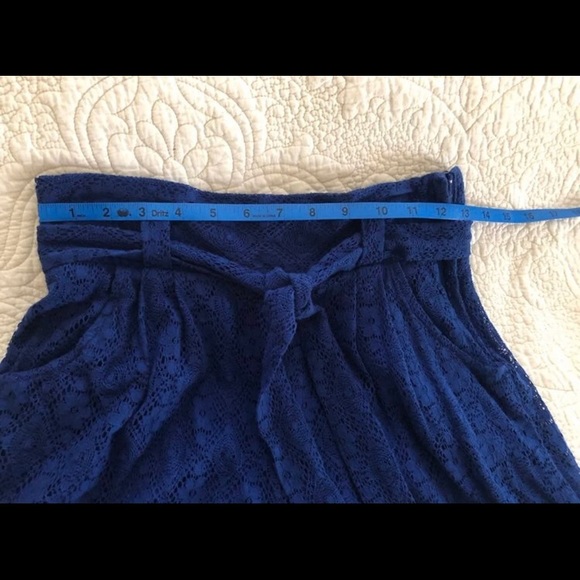 🎉SALE🎉 G by Giuliana Rancic Blue Lace Women’s Short Sz 6 - Picture 5 of 8